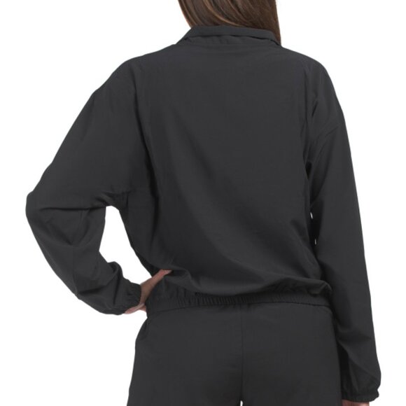 NEW GOTTEX Woven Quarter Zip Jacket black 261mn - Picture 2 of 2